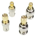 thumbnail image 1 of 4 Piezas BNC a SMA Tipo Macho de RF Adaptador de Conector de Prueba Conjunto de Convertidor Sunnimix Enchufe del convertidor adaptador coaxial, 1 of 8