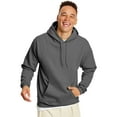 thumbnail image 4 of Hanes Men's and Big Men's Ecosmart Fleece Pullover Hoodie Sweatshirt, up to Size 5XL, 4 of 10