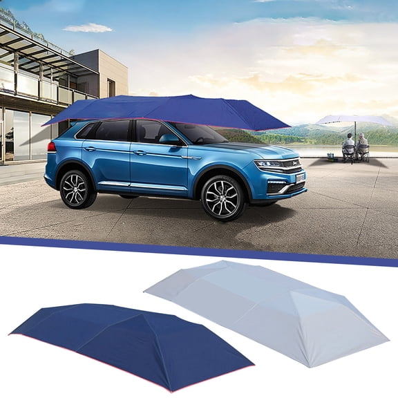 Nkmbld Car Sunshade Umbrella Cloth Replacement Sunshade Tent Cloth Replacement Sunscreen Snowmobile Clothing Car Cover Offers Ultimate Protection for Car Interior