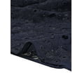 thumbnail image 5 of INSPIRE CHIC Women's 3/4 Lantern Sleeve Semi Sheer Vintage Lace Tops Dark Blue M, 5 of 5