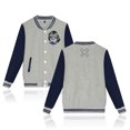 thumbnail image 3 of The Kid Laroi Merch BLEED Baseball Jacket Unisex Fashion Long Sleeve Outerwear, 3 of 4