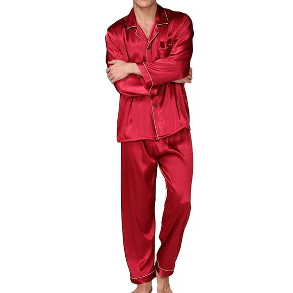 Men's Button Down Pajamas