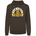 thumbnail image 2 of Men's Levelwear  Brown San Diego Padres Podium Banner Arch Hoodie, 2 of 3