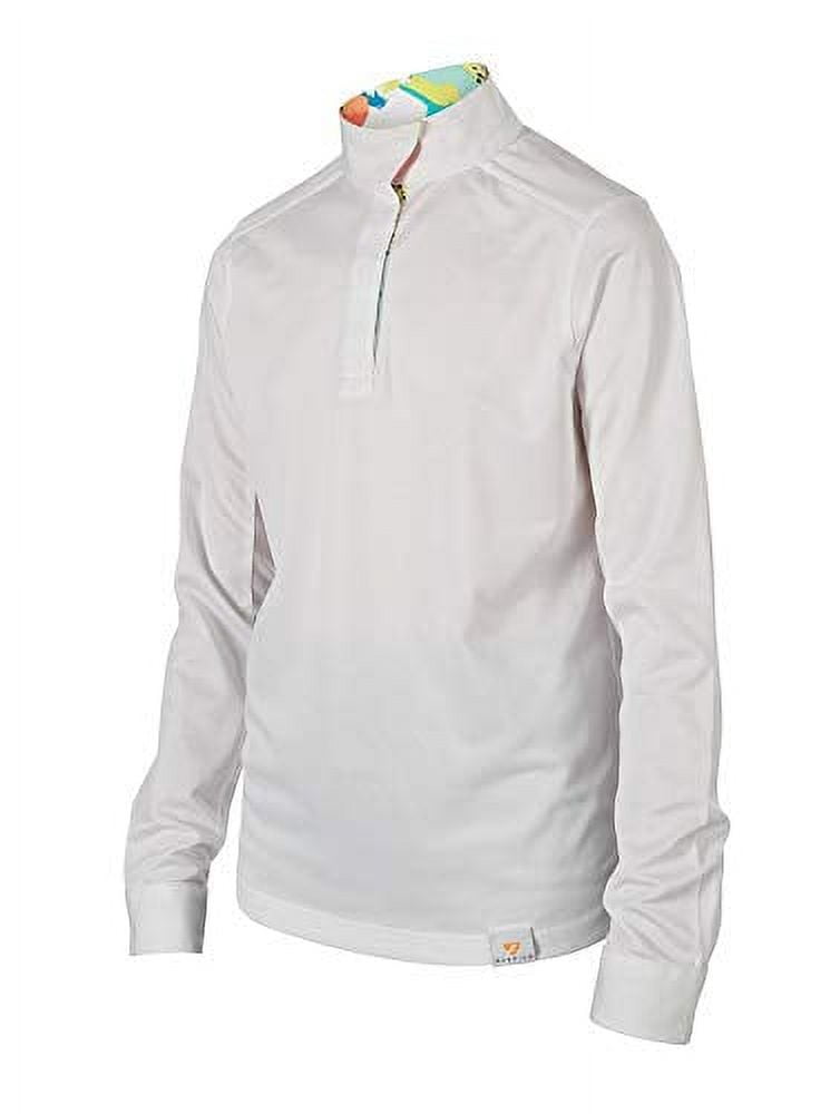 Shires Equestrian Style Shirt - Childs (Citrus Strokes, XL)