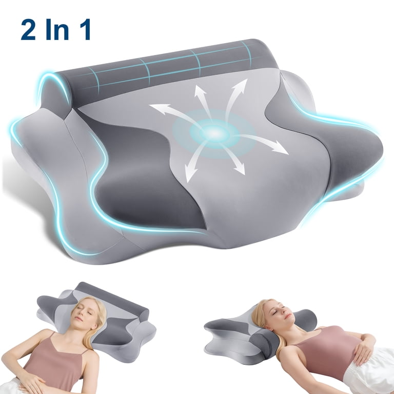 MOONORAH Cooling Memory Foam Cervical Neck Pillow photo 1