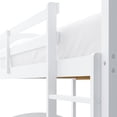 thumbnail image 5 of Mainstays Kids Wood Twin-over-Twin Bunk Bed, White, 5 of 6