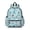 Baseball Players Light, variant on Baseballs and American Flags Blue Pattern Backpack for School, Cute School Bag with Adjustable Shoulder Straps and Padded Back, 13.4"x11"x4.7"