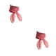 thumbnail image 1 of Sonducket Bufanda de gasa, accesorios de vestir, adorno de niña de Color puro, pañuelo pequeño, pañuelo sencillo transpirable para mujer Melon rojo 2Conjunto, 1 of 6