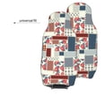 thumbnail image 6 of Yiaed Patchwork In Country Style Print Car Seat Covers,Universal Auto Seats Protector Fits for Car,SUV Sedan,Truck,Automotive Seat Covers & Accessories(Two packs), 6 of 7