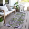thumbnail image 6 of Addison Rugs Chantille Indoor/Outdoor Traditional Oriental Olive Washable Runner Rug, 2'3" x 7'6", 6 of 6