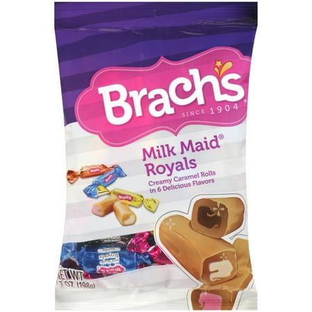 Brach?s Milk Maid Royals Creamy Caramel Rolls, 7 oz