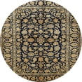 thumbnail image 1 of Ahgly Company Indoor Round Traditional Metallic Gold Persian Area Rugs, 4' Round, 1 of 6
