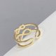 thumbnail image 3 of Sonducket Anillo de apertura Bowkont, decoración de circón de cobre, anillos de moda, decoraciones ajustables, joyería para mujer, regalo de fiesta de Ropa, zapatos y accesorios Miscelánea Sonducket AP015529-00, 3 of 6