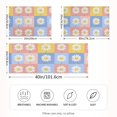 thumbnail image 2 of Yayeee Pillowcase King Size Set of 2 Satin Wrinkle Resistant Pillow Case, Light Blue Daisy, 2 of 8