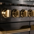 thumbnail image 4 of Gemstone Professional 48-in Natural Gas Range in Titanium Stainless Steel, 4 of 16