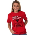 thumbnail image 4 of North Carolina We Prefer On Top Funny Men's Graphic T Shirt Tees Brisco Brands L, 4 of 6