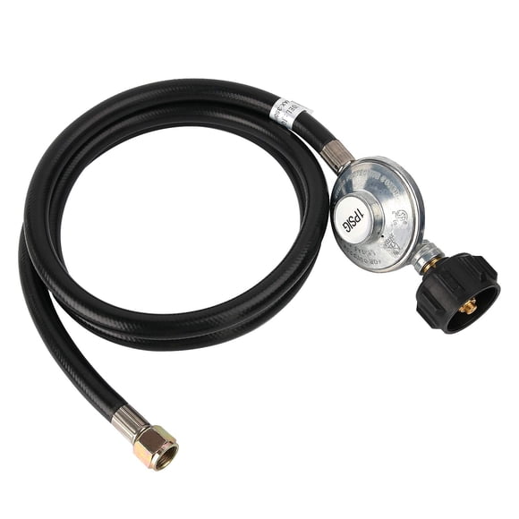 Solimeta 5 Feet Universal QCC1, Propane Regulator with Hose, LP Gas Regulator, Propane Tank Hose