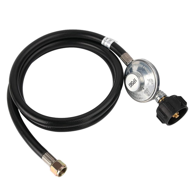 Solimeta 5 Pieds Universel QCC1, Régulateur de Propane avec Tuyau, Régulateur de Gaz LP, Tuyau de Réservoir de Propane