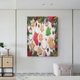 thumbnail image 6 of Susaid Christmas Gingerbread Cookies Pattern Vertical Canvas Wall Decor 12x16in - Waterproof with Wood Frame & Damage-Free Hanging Kit, 6 of 8