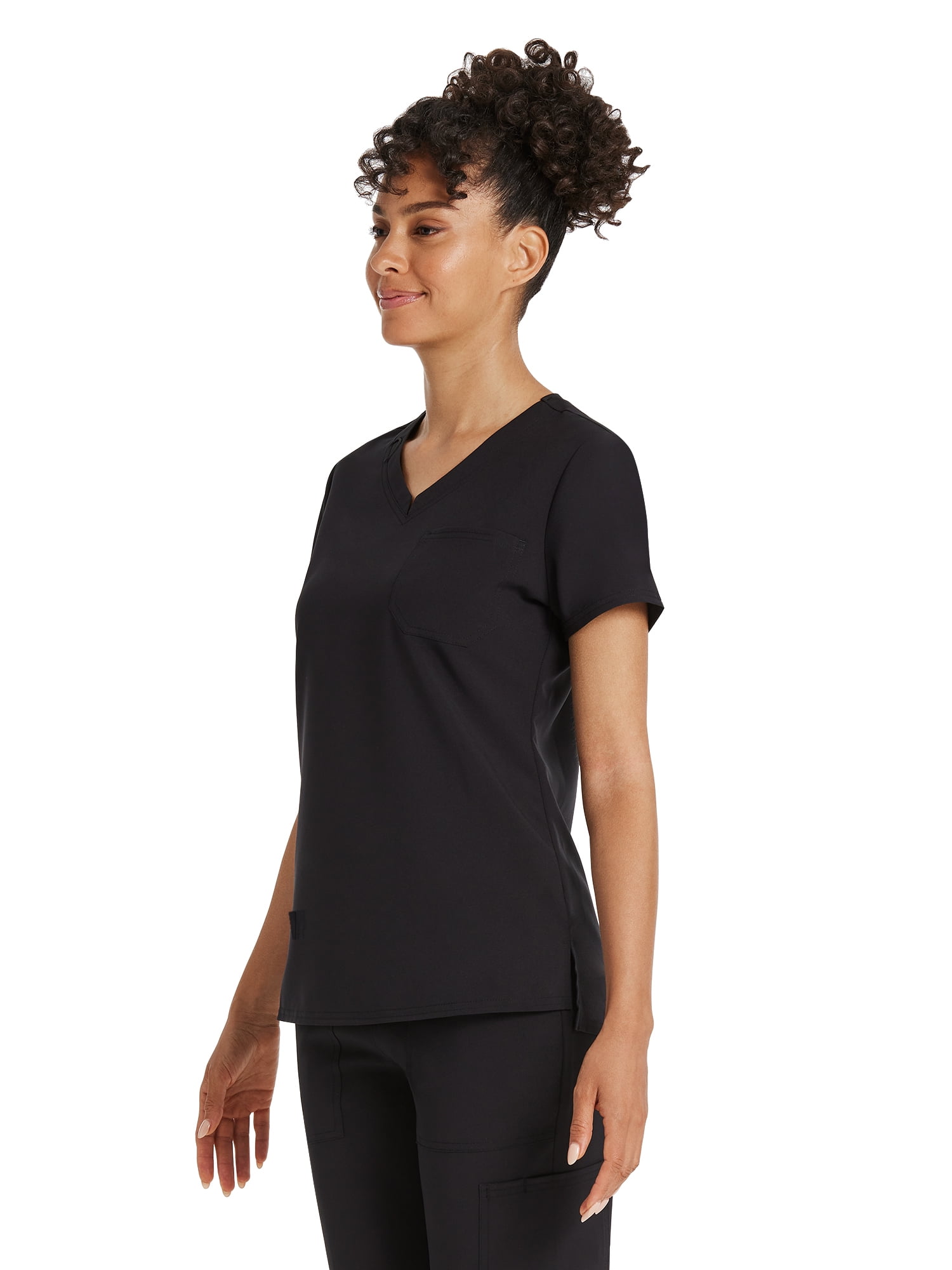 Scrubstar Women's Core Essentials Stretch V-Neck Scrub Top, Sizes XS-3XL