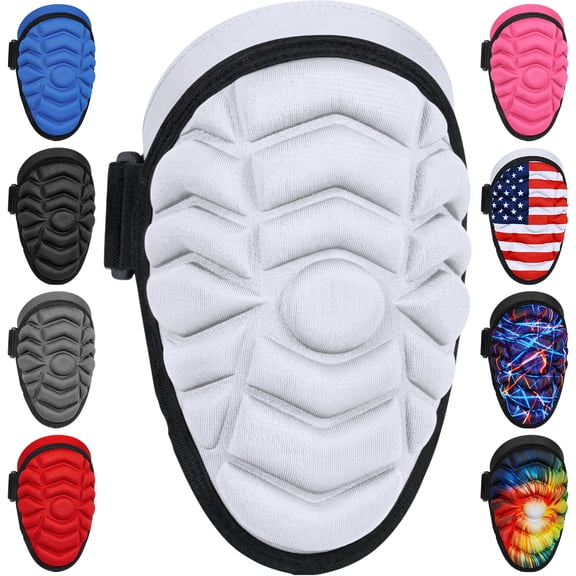 Exxact Sports Defender Baseball Elbow Guard, Batters Softball Elbow Guard Baseball Youth & Adult with Adjustable Straps - (White, Youth)