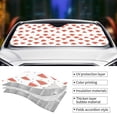 thumbnail image 3 of Yiaed Hand Drawn Watermelon Print Car Windshield Sunshade Front Auto Car Front Window Sun Shade Foldable Sun Visor Shield Cover Auto Accessories for Sedan SUV Truck-Small, 3 of 5