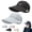 Grey+black, variant on Sun Protection Baseball Hat for Men and Women Lightweight Wide Brim Outdoor Hats Adjustable Velcro Closure