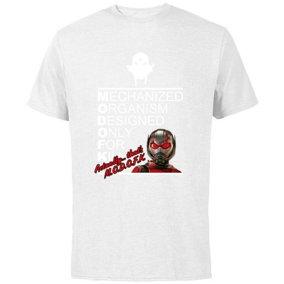 Marvel Ant-Man and the Wasp: Quantumania MODOK or MODOFK? - Short Sleeve Cotton T-Shirt for Adults - Customized-White
