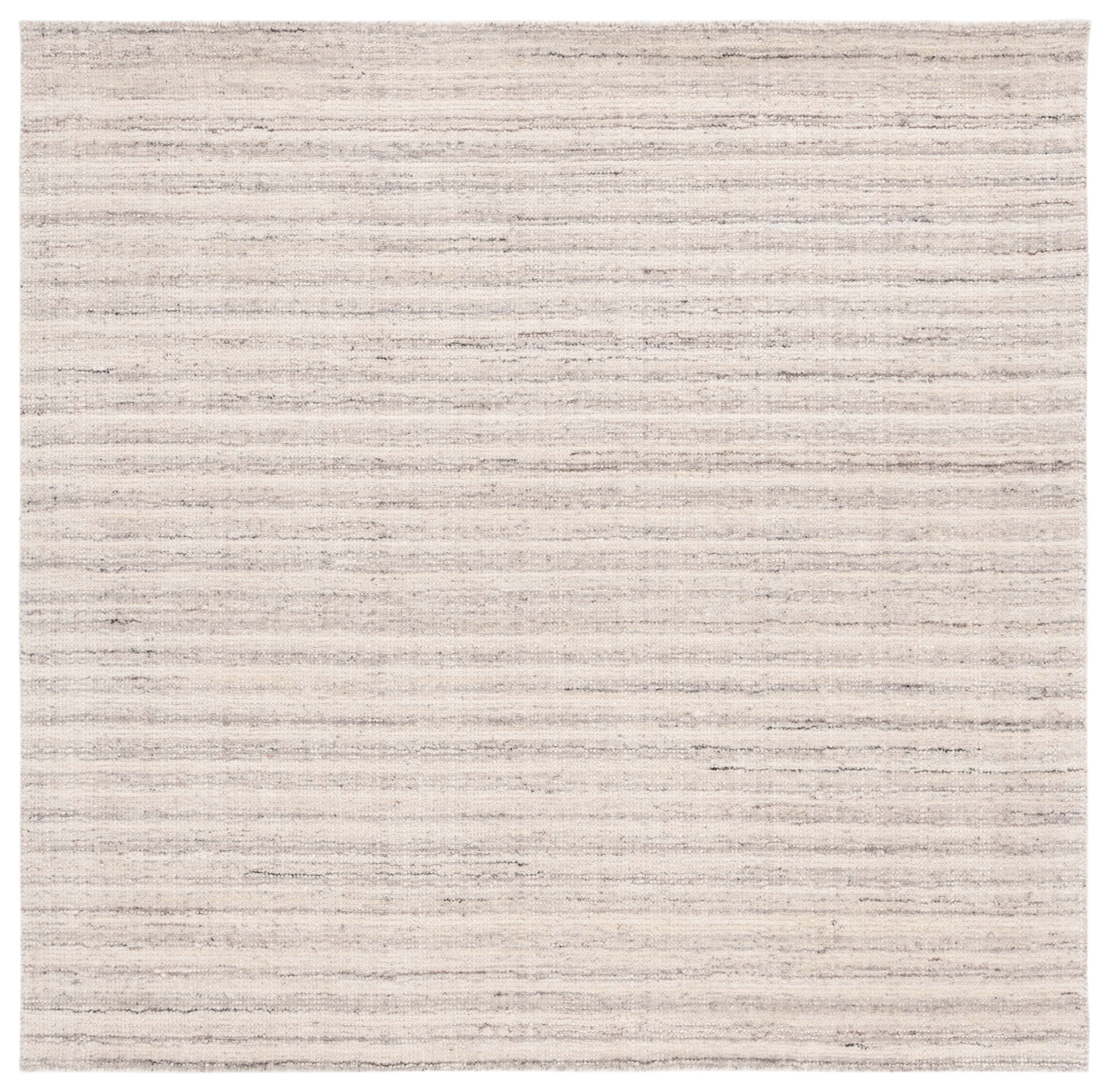 Safavieh Mirage Toby Solid Area Rug, Ivory/Gray, 6' x 6' Square