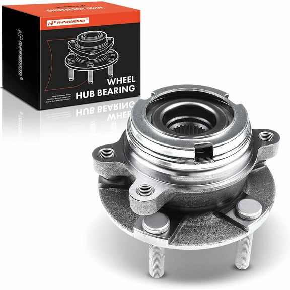A-Premium Wheel Hub and Bearing Assembly Compatible with Nissan Altima 2007-2012 L4 2.5L Front Left or Right