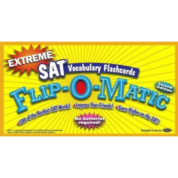 Pre-Owned Kaplan SAT Vocabulary Flashcards Extreme Flip-O-Matic