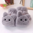 thumbnail image 2 of Bmisegm Warm Gloves for Women Convertible Mitten Style Cat Accent Touchscreen Button Detail Cold Weather Gloves Grey One Size, 2 of 5