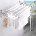 thumbnail image 2 of Soporte Para Toallas De Baño, Toallero Retráctil, Ahorro De Espacio, Toallero De Acero Inoxidable, Organizador De Almacenamiento De Toallas, Para Ropa De Toallas, Hotel Y Hogar Cergrey Towel Holder, 2 of 8