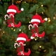 thumbnail image 3 of Colgante de árbol de Navidad de acrílico 2D con letras | Juego de 26 adornos con iniciales del alfabeto para decoración navideña, 3 of 6