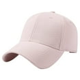 thumbnail image 2 of Baberdicy Big Head Baseball Cap, Oversize Baseball Cap for Women with Big Head Fit, Adjustable Dad Cap in Solid Colors, Comfortable Cotton Hat for Daily Casual Wear Pink, 2 of 5