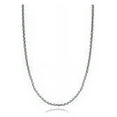 thumbnail image 2 of Italian 925 Sterling Silver 3mm Spiga Wheat Diamond Cut Chain Necklace - 16, 18, 24, 30 Inches (24), 2 of 8
