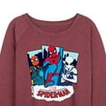 thumbnail image 3 of Marvel Your Friendly Neighborhood Spider-Man - Spider Suits - Women's French Terry Pullover Long Sleeve Shirt, 3 of 5