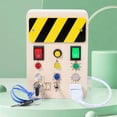 thumbnail image 4 of serony Busy Board with LED Light Travel Toys for Educational for Early Education style B, 4 of 9