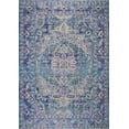 thumbnail image 1 of Ladole Rugs Timeless Collection Rowen Beautiful Blue Traditional Indoor Outdoor Doormat, 1'10" x 2'11" (57cm x 90cm), 1 of 6