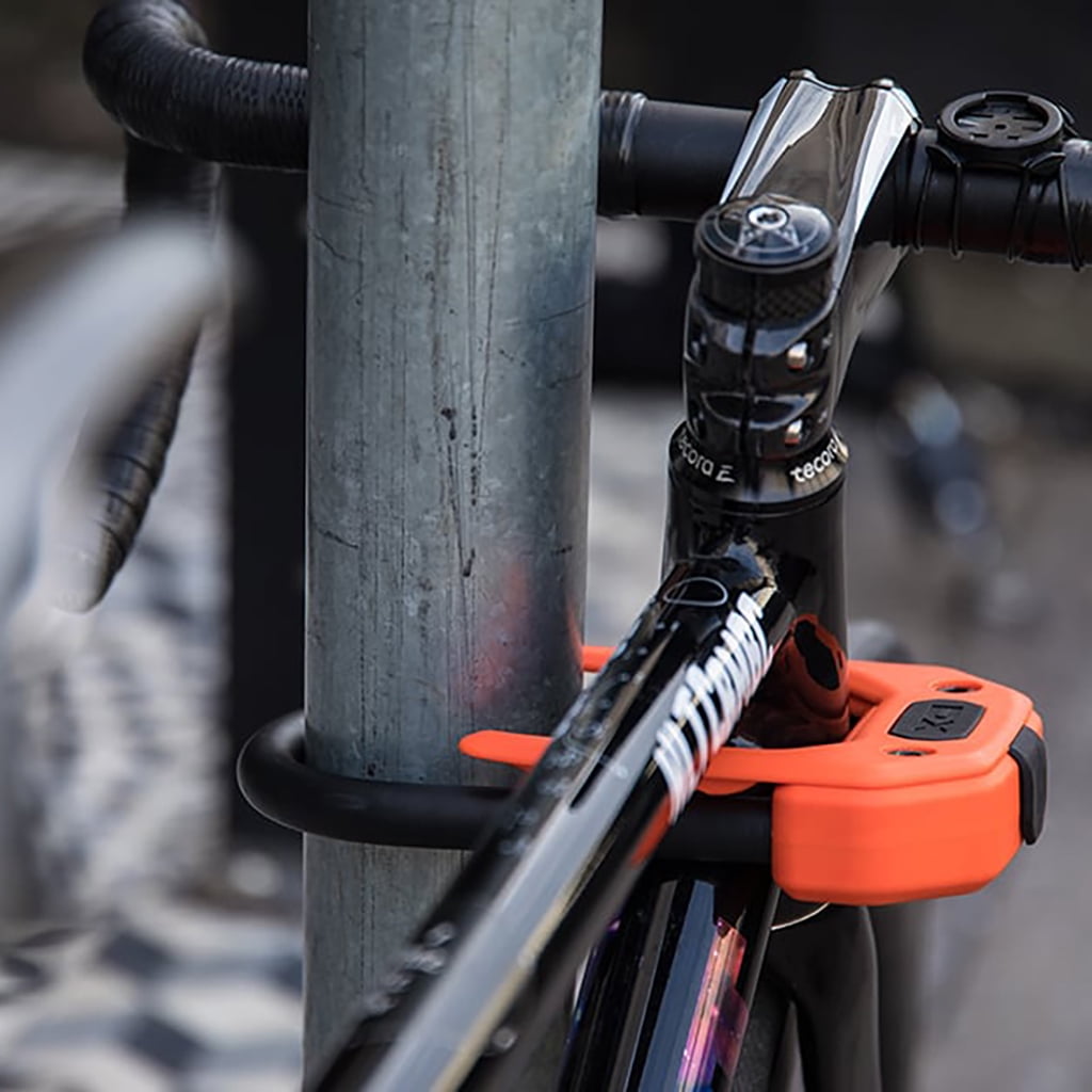 Hiplok DX U-Lock Bike Lock, Orange