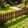 thumbnail image 4 of Tepsmf High Low Style Yard Fences, Small Mini Garden Residential Border Fence Panel for Landscape Edging Outdoor Decor, 4 of 6