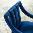 thumbnail image 6 of Harken Performance Velvet Accent Chair, 6 of 7