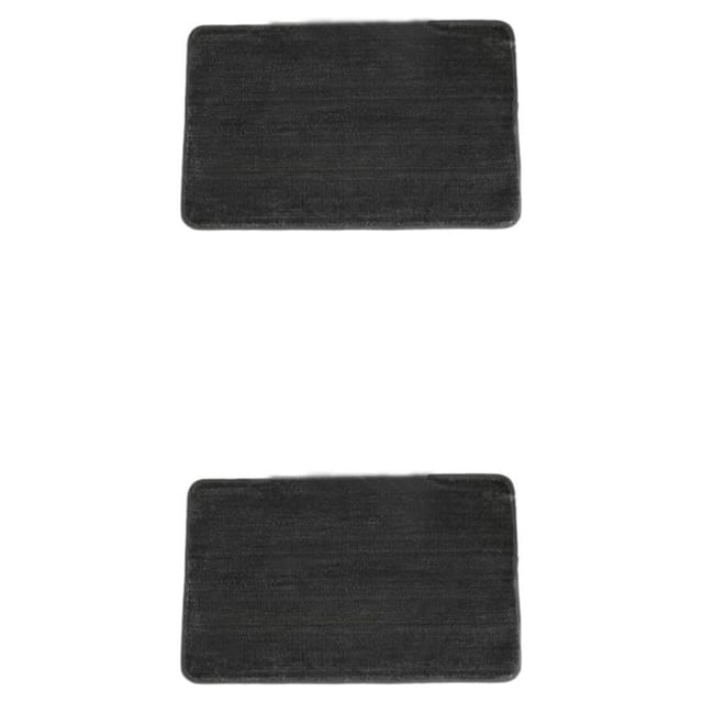 Wosthever Alfombra antideslizante para baño, suelo de baño, seguro, duradero y , absorbe rápidamente el agua, gris oscuro, 40*60CM gris oscuro 40*60 CM 2Conjunto