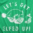 thumbnail image 2 of Mens Lets Get Elfed Up T Shirt Funny Crazy Xmas Partying Booze Drinking Tee for Guys Graphic Tees, 2 of 9