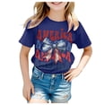 thumbnail image 1 of TZEWGL Tees For Toddler Summer Short Sleeve Crewneck Graphic Print Basic Top For Infnants size 12-13T, 1 of 4