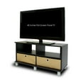 thumbnail image 3 of Furinno Entertainment Center with 2 Bin Drawers, Espresso / Brown, 3 of 4