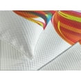 thumbnail image 4 of Ambesonne Abstract Quilted Bedspread Set 3 Pcs, Pixel Details Rainbow, Queen Size, Multicolor, 4 of 5