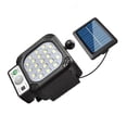 thumbnail image 2 of Lámpara solar LED de pared con 21 LED, superbrillante, IP65, impermeable, para exteriores, con sensor de movimiento y cable de 5 m., 2 of 12