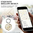 thumbnail image 5 of YUNOVA Metal AirTag Holder Keychain - Exquisite Hollow Flower Design Jewelry-Grade Tracker Cover, Signal-Friendly Accessory for Keys/Pet Collars/Wallets (Compatible with Apple 2021), 5 of 9