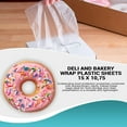 thumbnail image 6 of 1000 Plastic Deli Sheets 15x10.75 Food Wrapping Sandwiches Cookies, 6 of 7